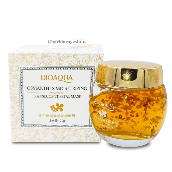 ماسک صورت کاسه ای 120گرمی قبل از خواب گلبرگ و اسمانتوس بیوآکوا (7663)